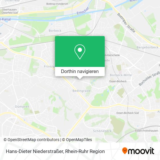 Hans-Dieter Niederstraßer Karte