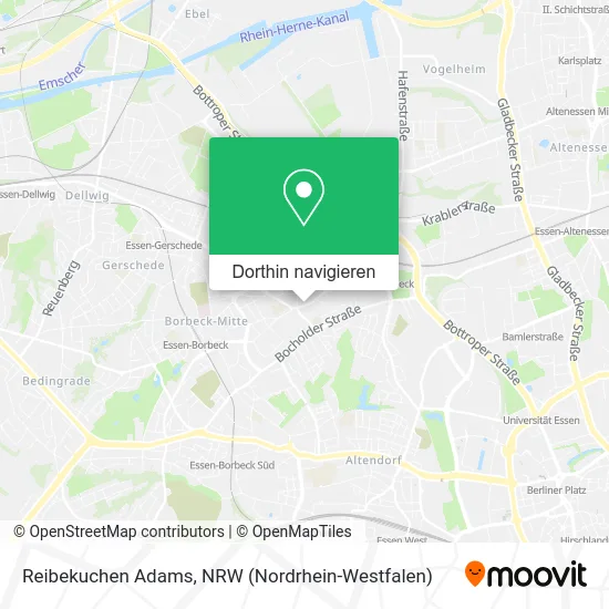 Reibekuchen Adams Karte