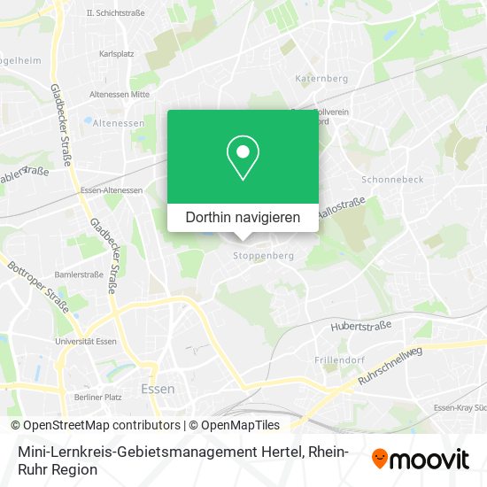 Mini-Lernkreis-Gebietsmanagement Hertel Karte