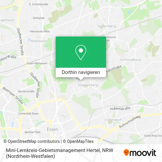 Mini-Lernkreis-Gebietsmanagement Hertel Karte