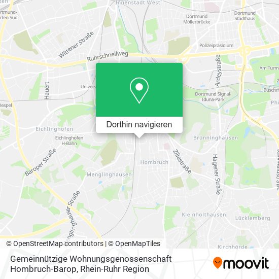 Gemeinnützige Wohnungsgenossenschaft Hombruch-Barop Karte