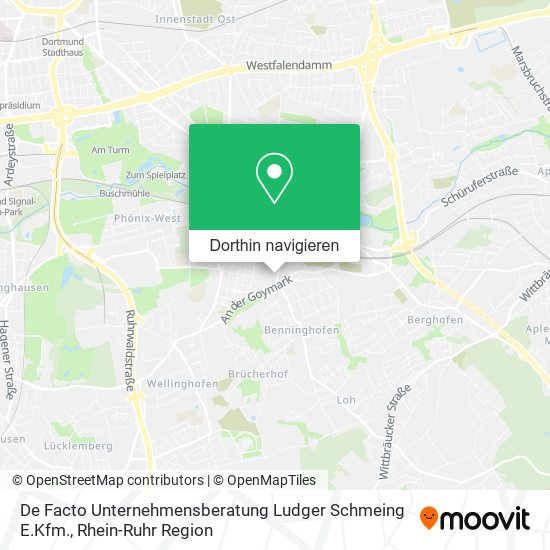 De Facto Unternehmensberatung Ludger Schmeing E.Kfm. Karte