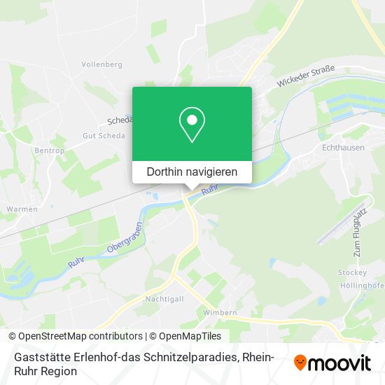 Gaststätte Erlenhof-das Schnitzelparadies Karte