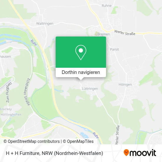 H + H Furniture Karte