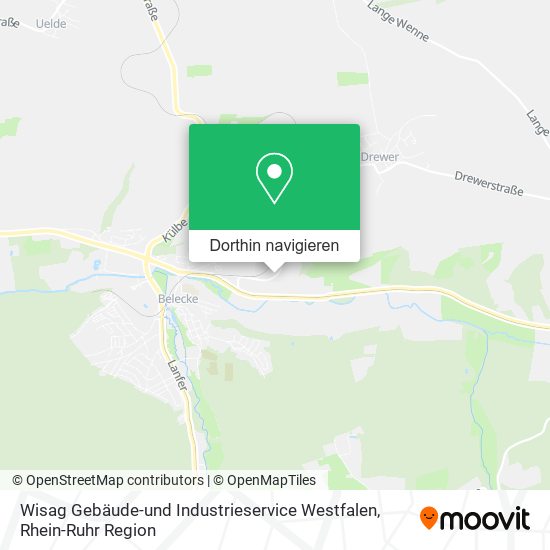 Wisag Gebäude-und Industrieservice Westfalen Karte