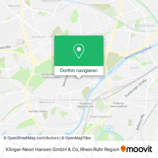 Klinger-Neon Hansen GmbH & Co Karte