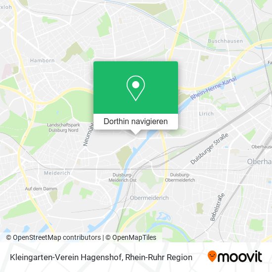 Kleingarten-Verein Hagenshof Karte