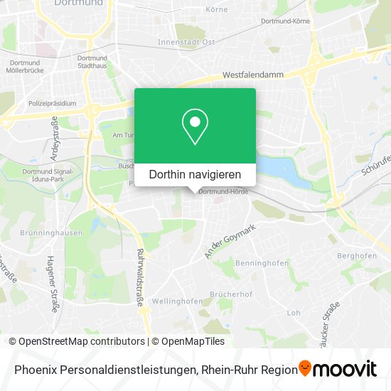 Phoenix Personaldienstleistungen Karte