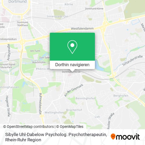 Sibylle Uhl-Dabelow Psycholog. Psychotherapeutin Karte
