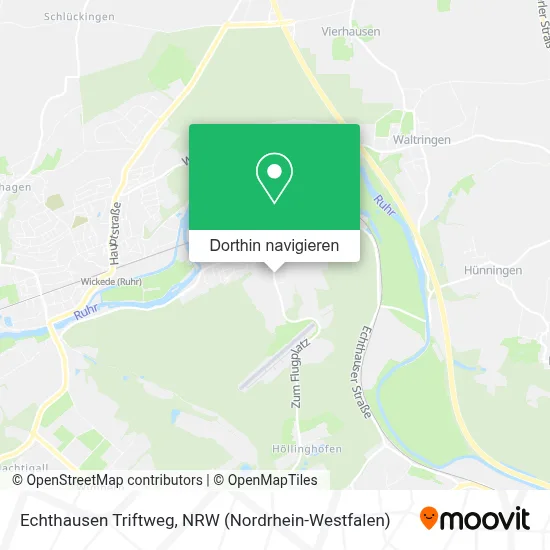 Echthausen Triftweg Karte
