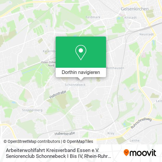 Arbeiterwohlfahrt Kreisverband Essen e.V. Seniorenclub Schonnebeck I Bis IV Karte