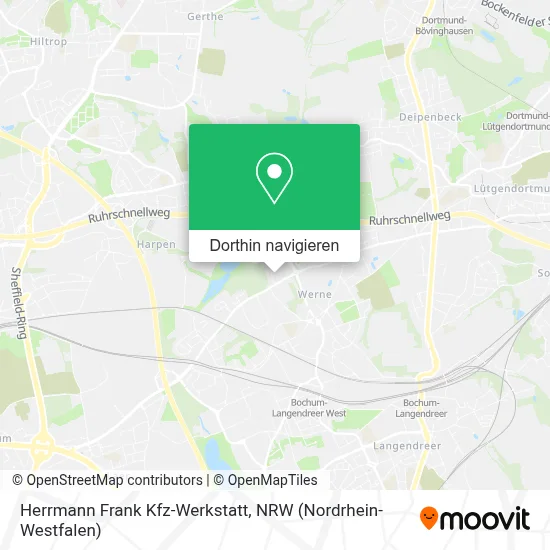 Herrmann Frank Kfz-Werkstatt Karte