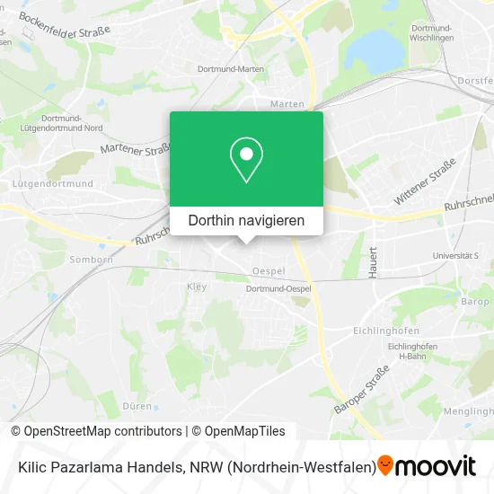 Kilic Pazarlama Handels Karte