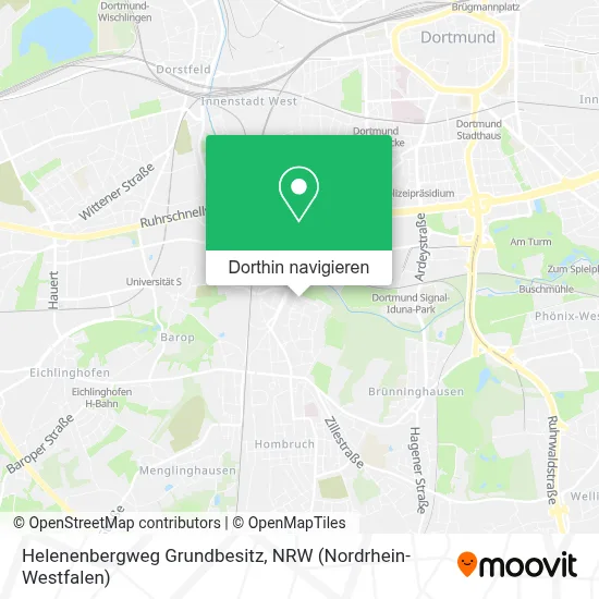 Helenenbergweg Grundbesitz Karte