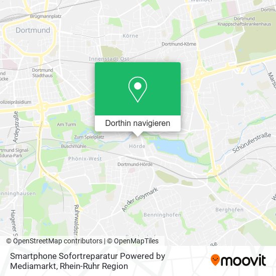 Smartphone Sofortreparatur Powered by Mediamarkt Karte