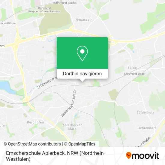 Emscherschule Aplerbeck Karte