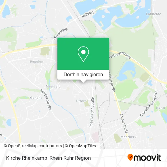 Kirche Rheinkamp Karte