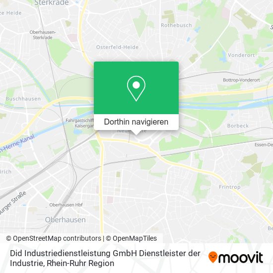 Did Industriedienstleistung GmbH Dienstleister der Industrie Karte