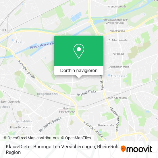 Klaus-Dieter Baumgarten Versicherungen Karte