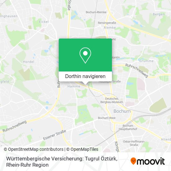 Württembergische Versicherung: Tugrul Öztürk Karte