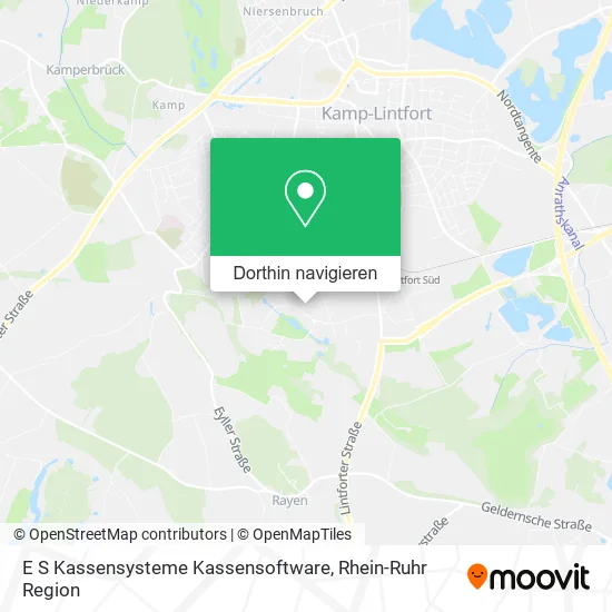 E S Kassensysteme Kassensoftware Karte