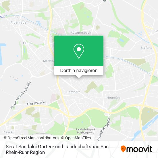 Serat Sandalci Garten- und Landschaftsbau San Karte