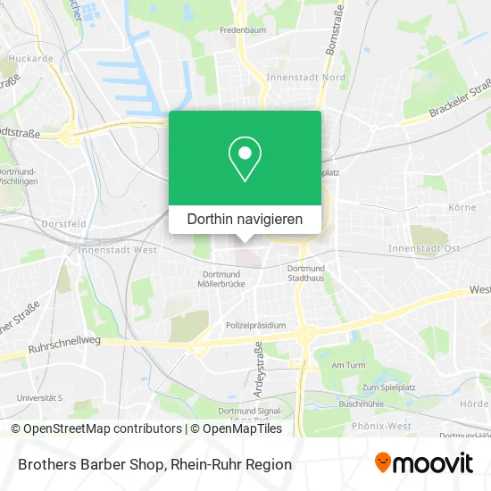 Brothers Barber Shop Karte