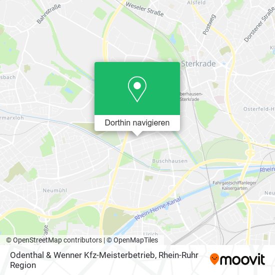 Odenthal & Wenner Kfz-Meisterbetrieb Karte