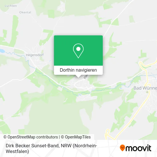 Dirk Becker Sunset-Band Karte