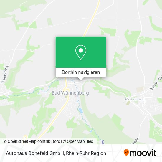 Autohaus Bonefeld GmbH Karte