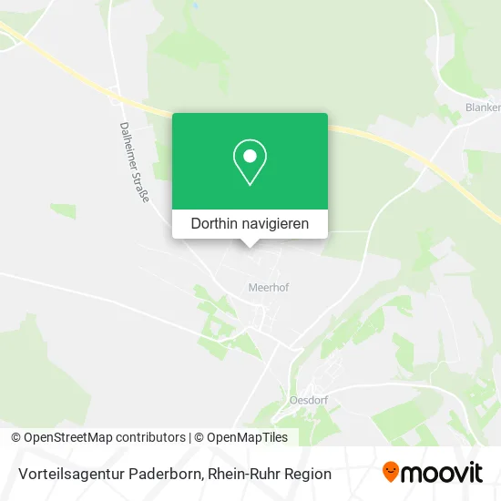 Vorteilsagentur Paderborn Karte
