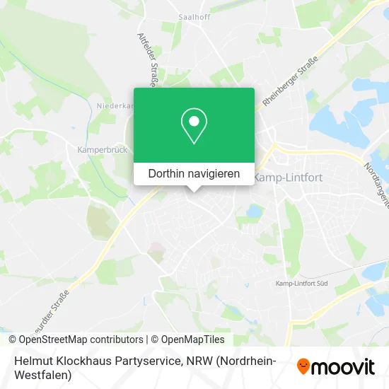 Helmut Klockhaus Partyservice Karte