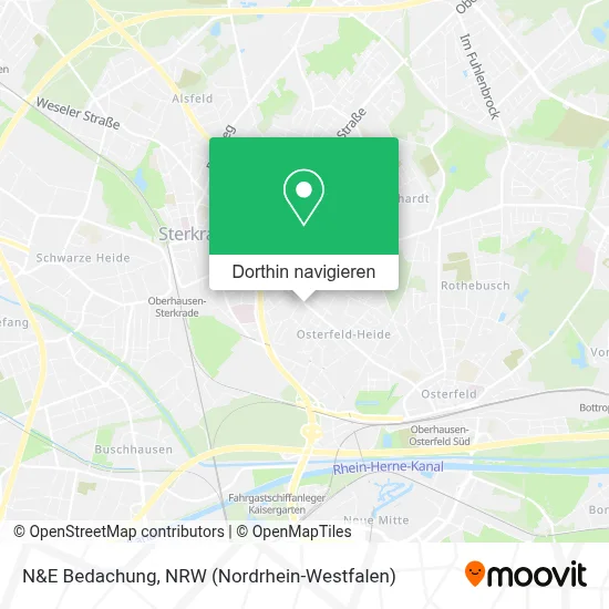 N&E Bedachung Karte