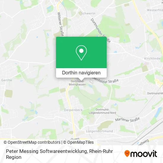 Peter Messing Softwareentwicklung Karte