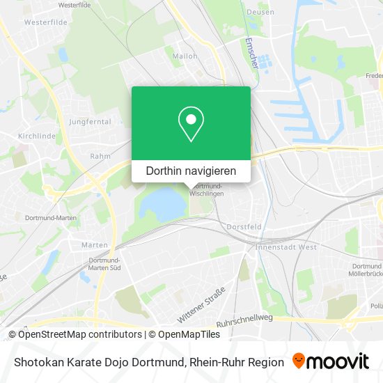Shotokan Karate Dojo Dortmund Karte