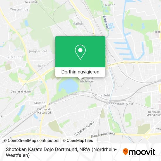 Shotokan Karate Dojo Dortmund Karte