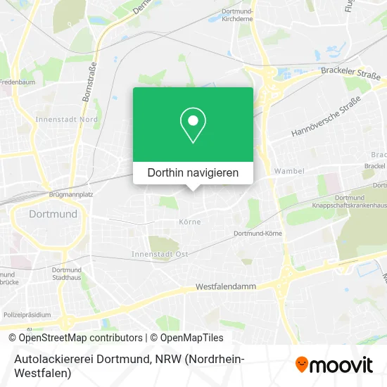 Autolackiererei Dortmund Karte