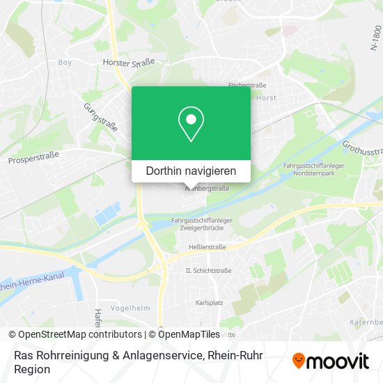 Ras Rohrreinigung & Anlagenservice Karte