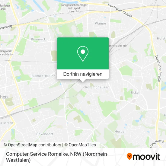 Computer-Service Romeike Karte