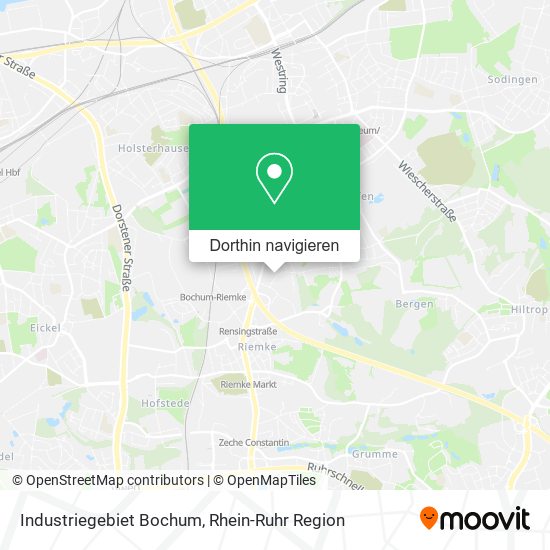 Industriegebiet Bochum Karte