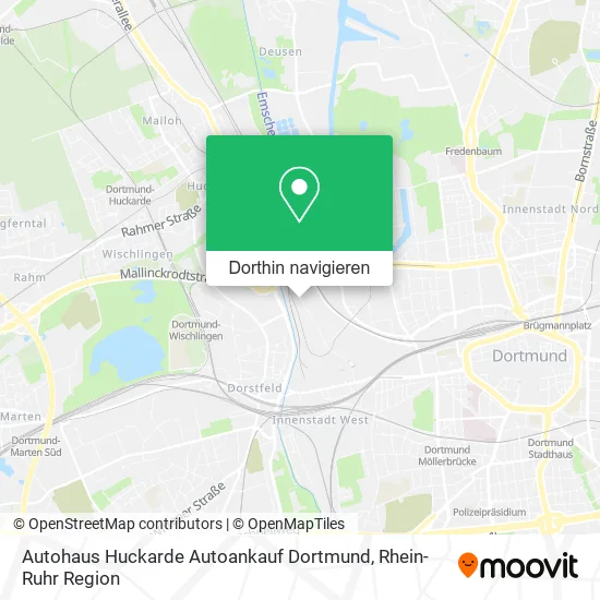 Autohaus Huckarde Autoankauf Dortmund Karte