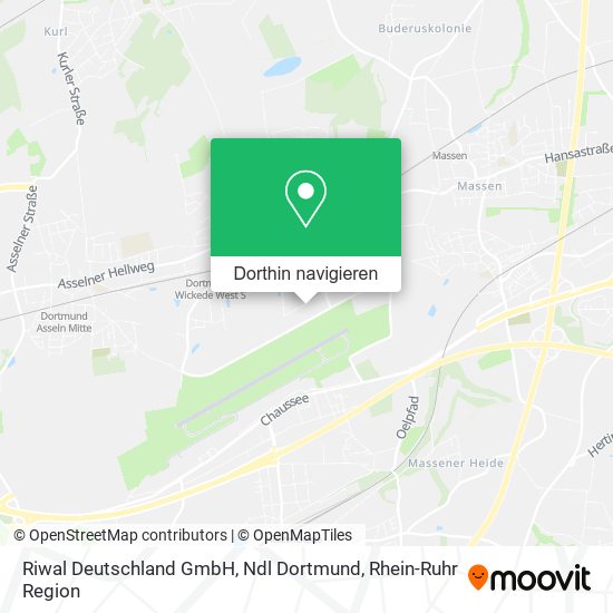 Riwal Deutschland GmbH, Ndl Dortmund Karte