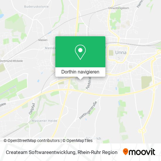 Createam Softwareentwicklung Karte