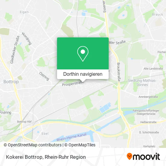 Kokerei Bottrop Karte