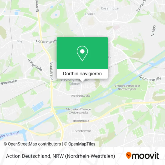 Action Deutschland Karte