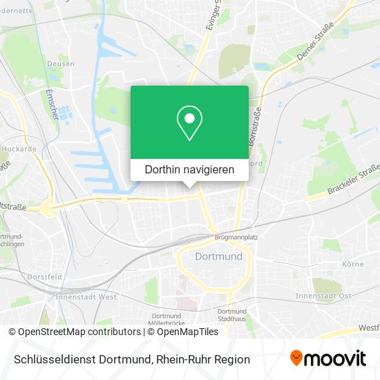 Schlüsseldienst Dortmund Karte