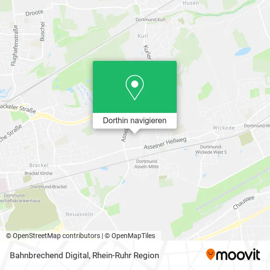 Bahnbrechend Digital Karte