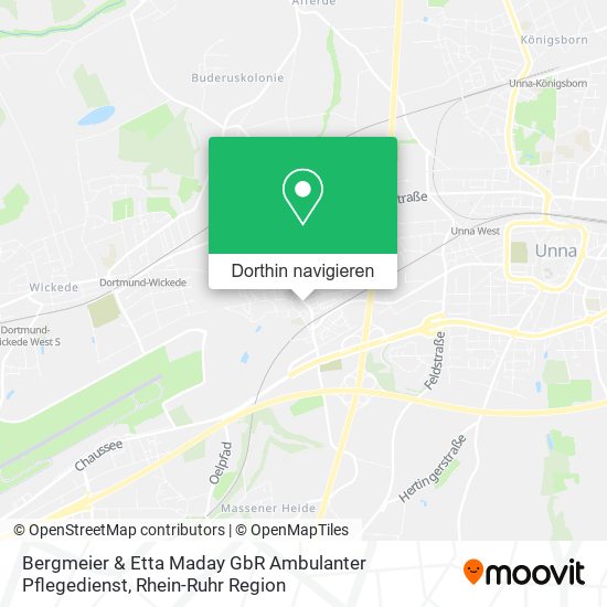 Bergmeier & Etta Maday GbR Ambulanter Pflegedienst Karte
