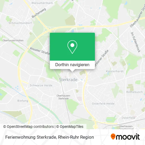 Ferienwohnung Sterkrade Karte
