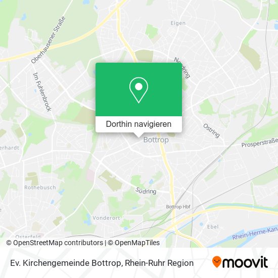 Ev. Kirchengemeinde Bottrop Karte